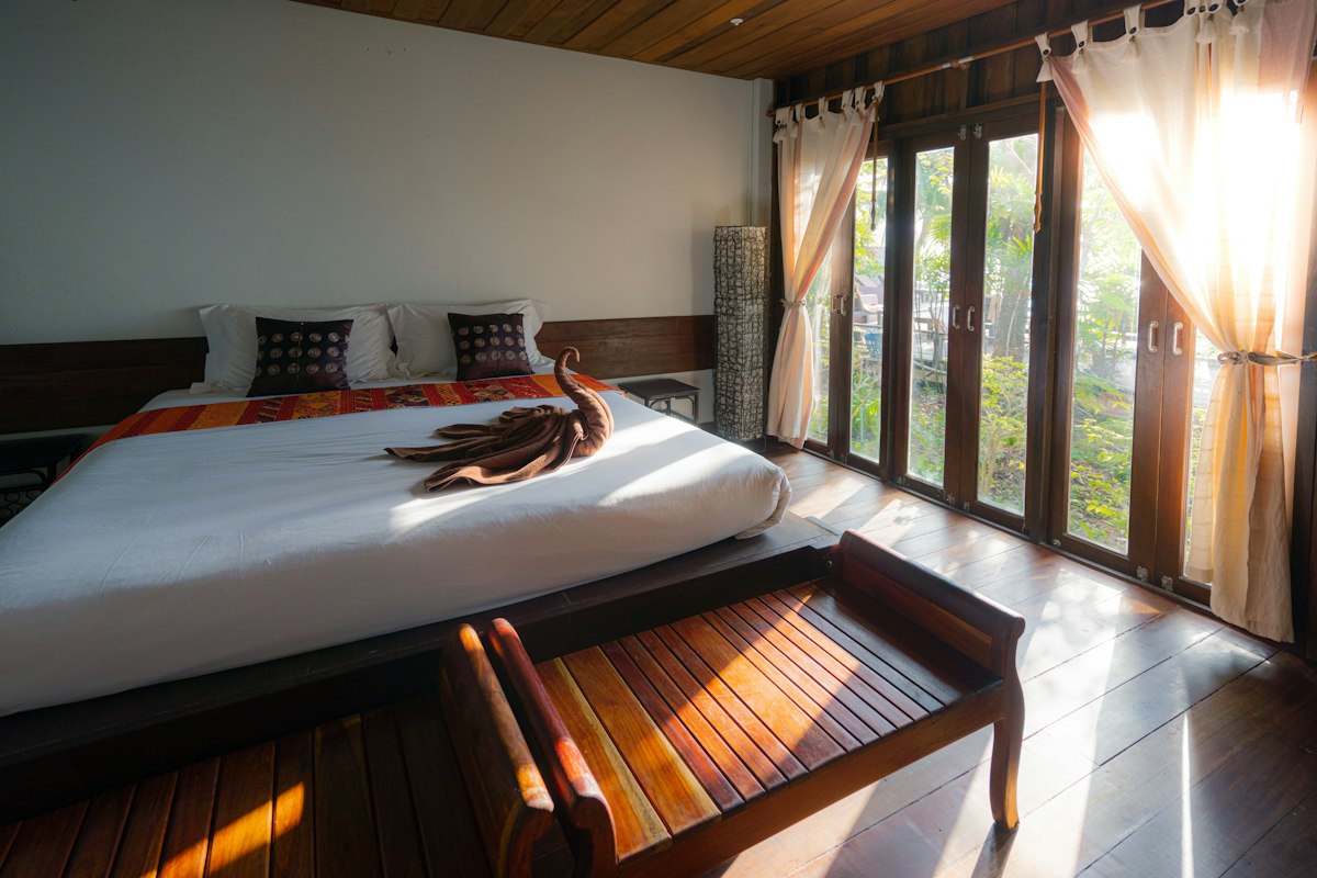 Illustrative hotel suite